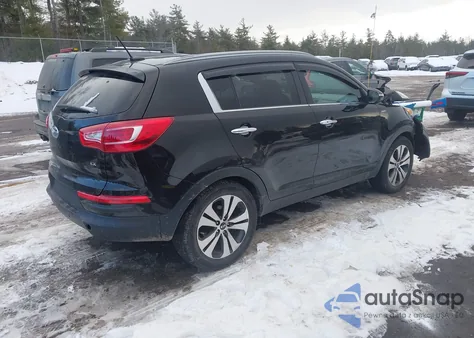 2013 Kia Sportage Ex from USA, damaged, VIN KNDPCCA24D7406495